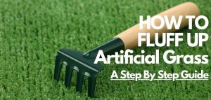 how to fluff up artificial grass